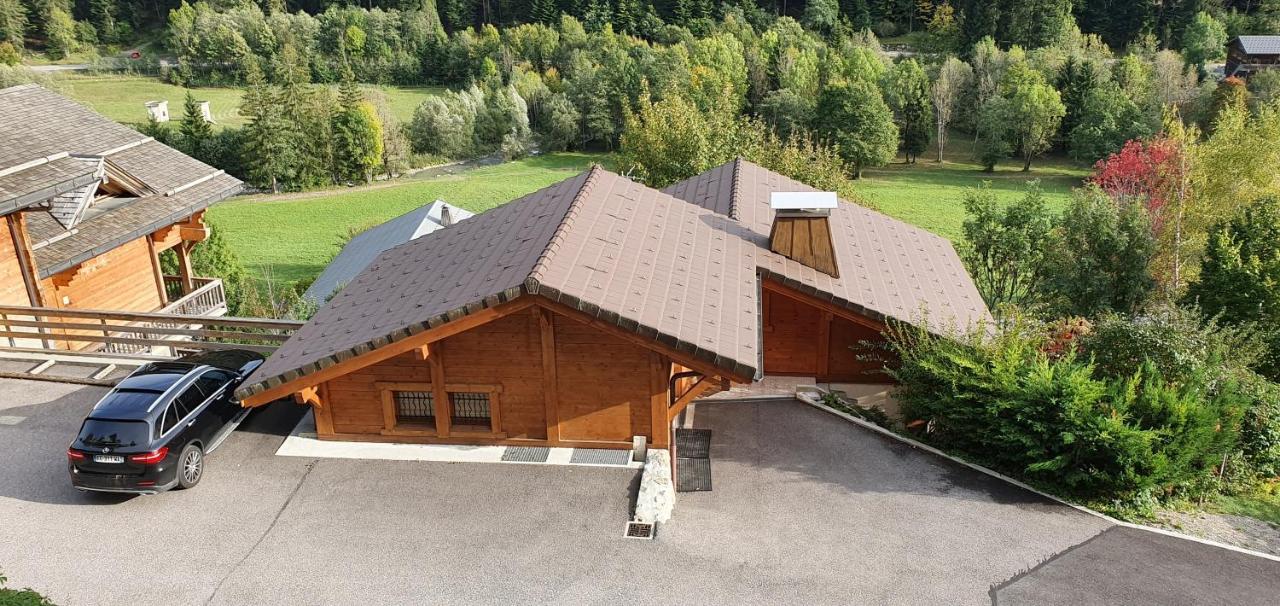 Bienvenue Dans Notre Chalet! Appartement Les Sitelles Le Grand-Bornand Esterno foto