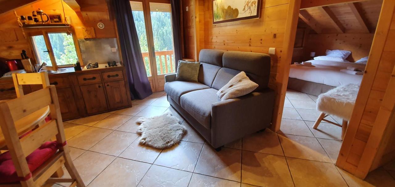 Bienvenue Dans Notre Chalet! Appartement Les Sitelles Le Grand-Bornand Esterno foto